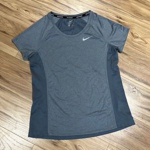 Grey NIKE workout top